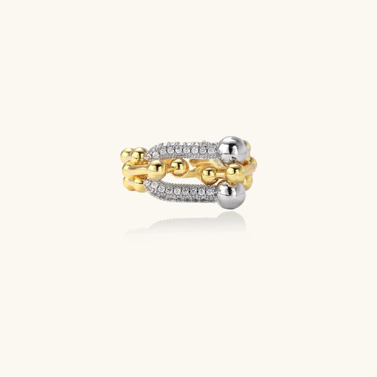 Chain Link Power Ring - nuara