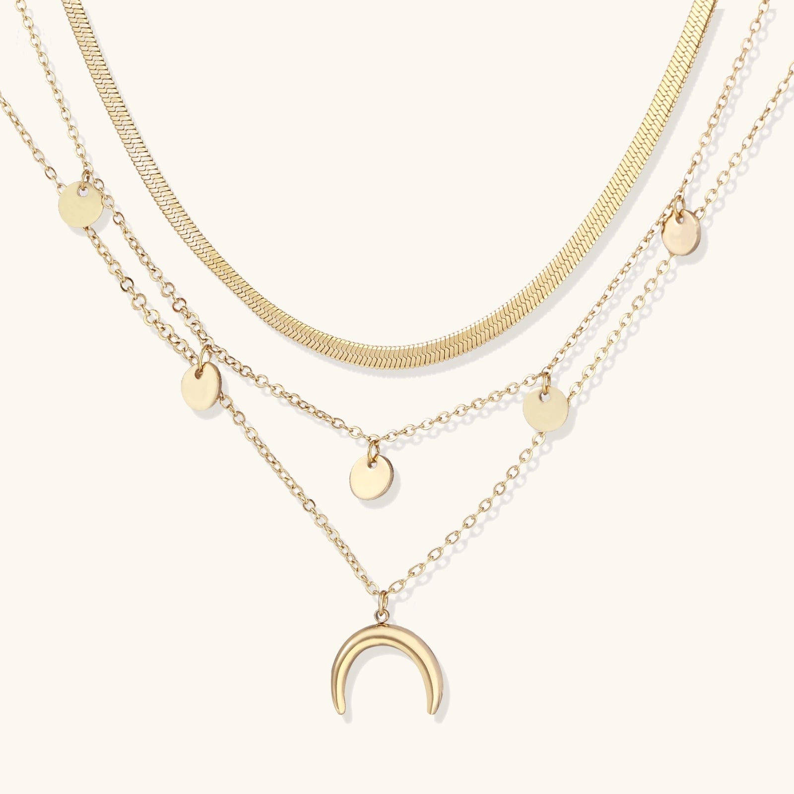 Golden Crescent Layer Set - nuara