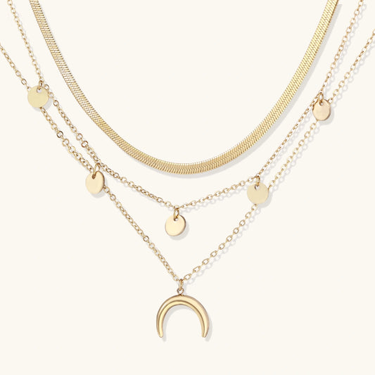 Golden Crescent Layer Set - nuara