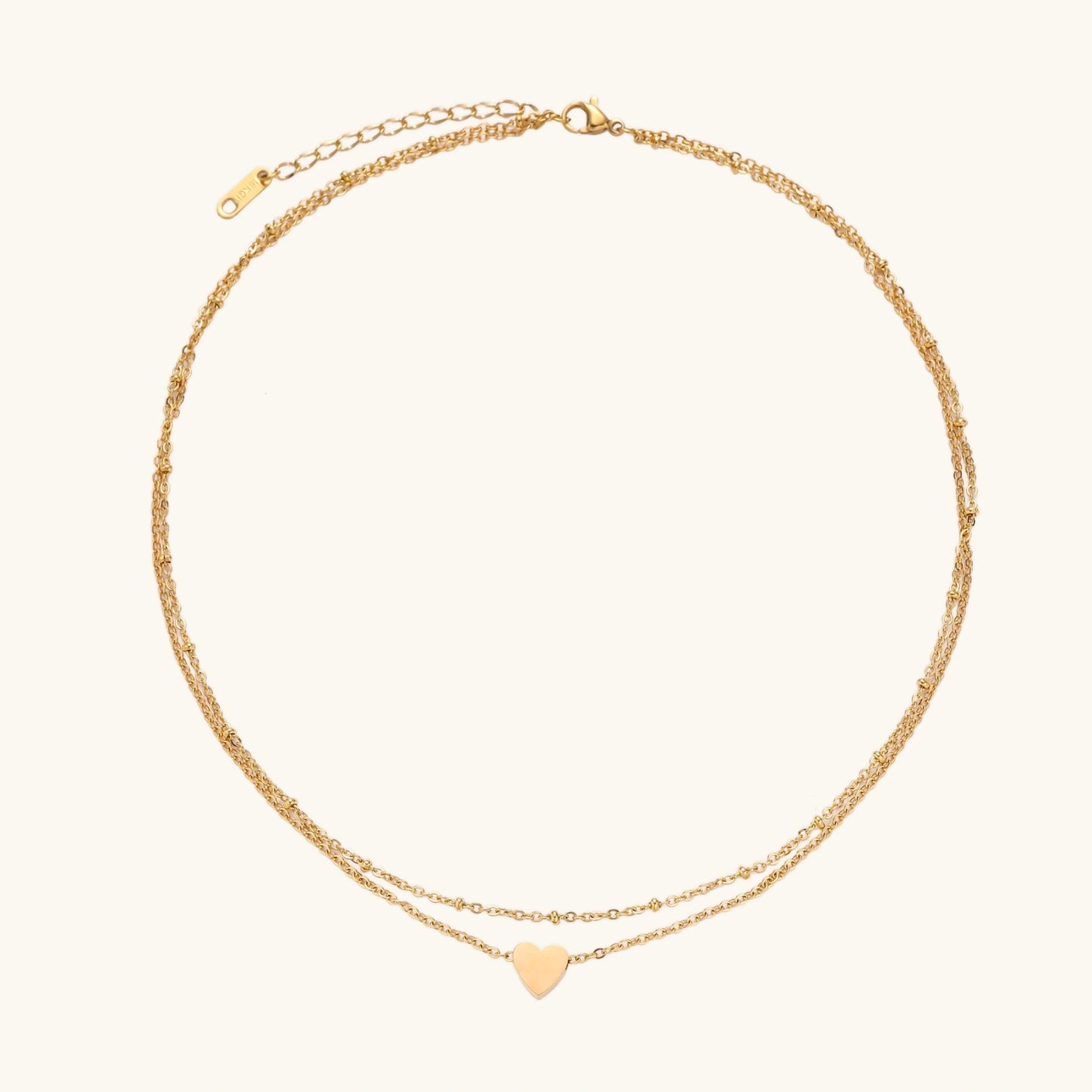 Layered Heart Necklace - nuara