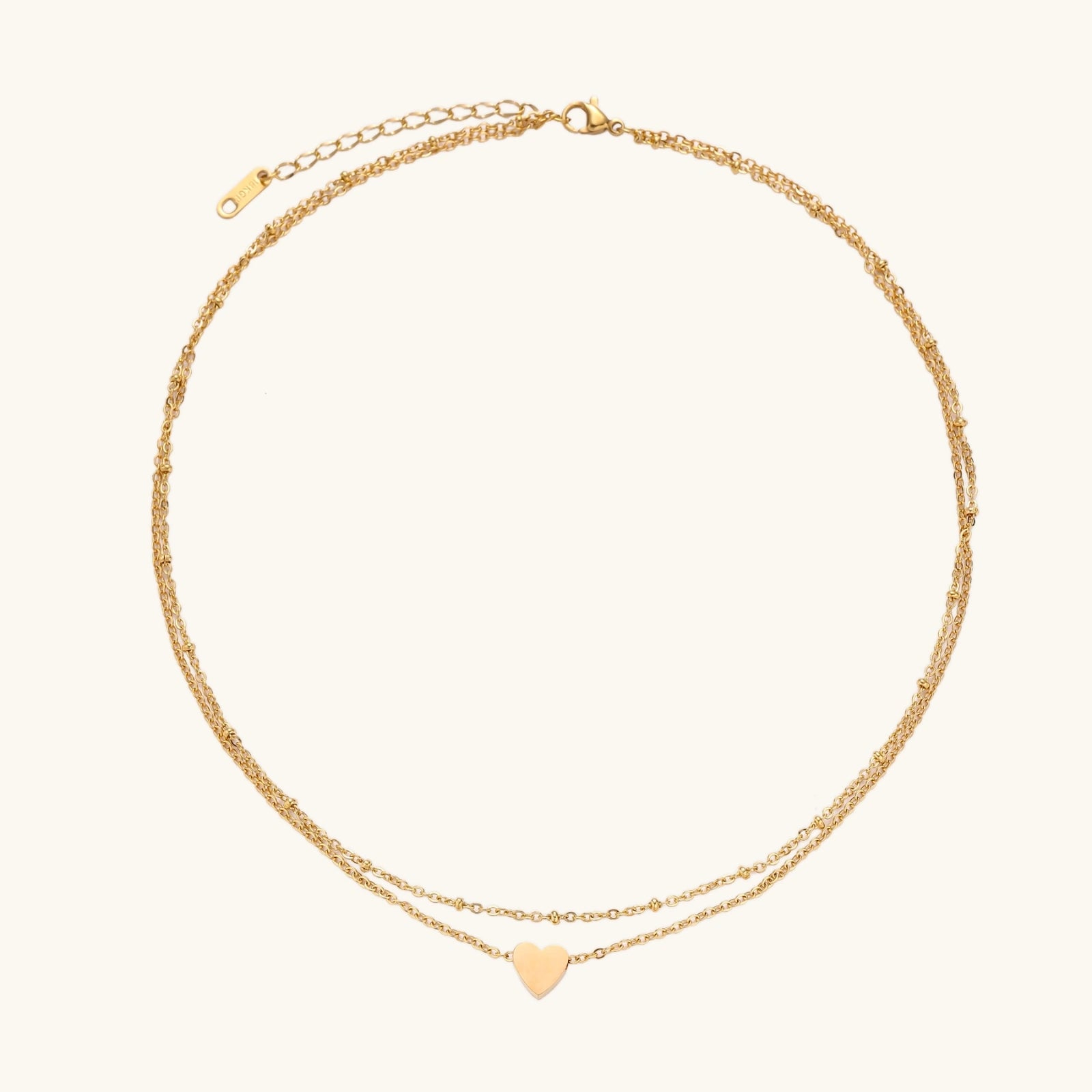 Layered Heart Necklace - nuara
