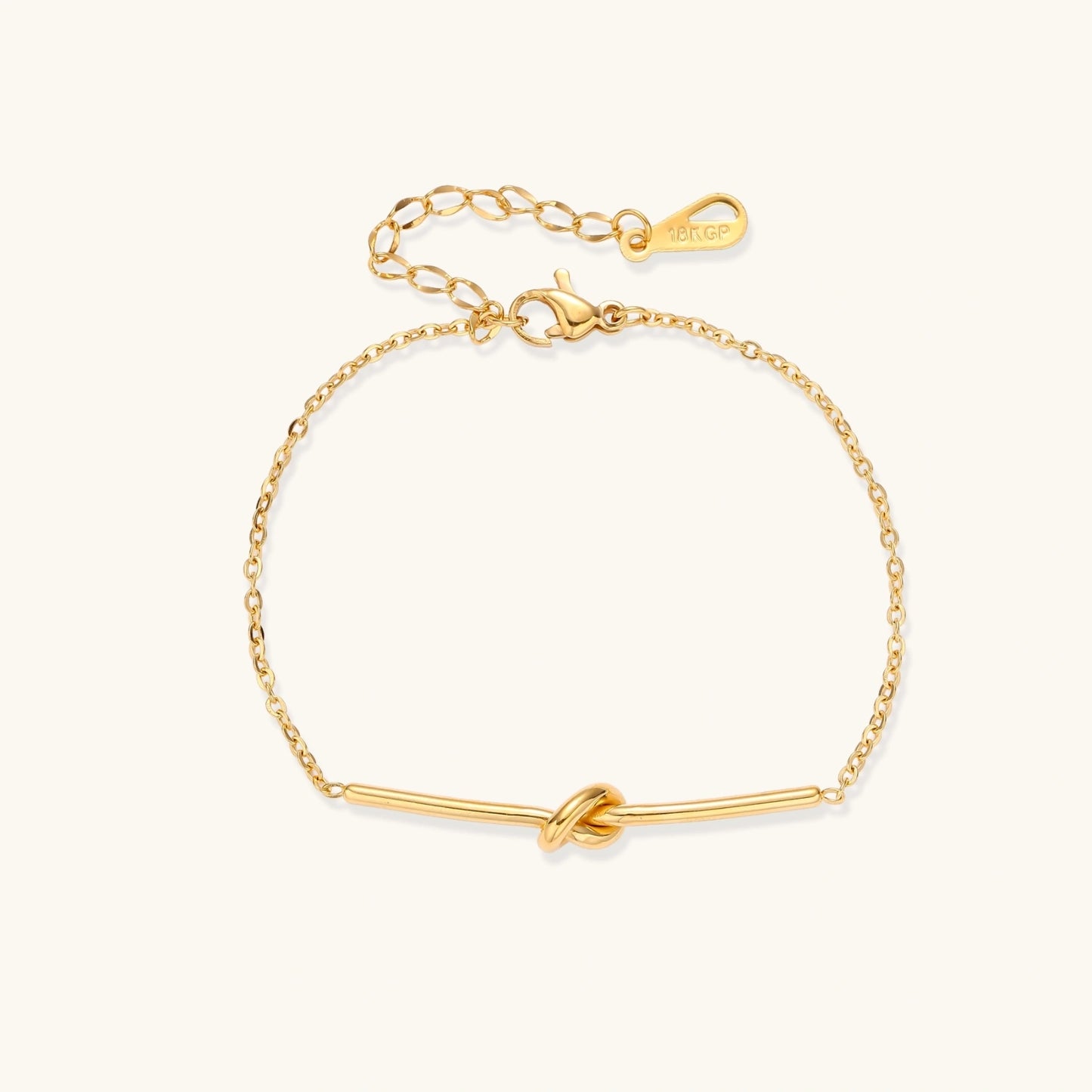 Twisted Knot Bar Bracelet - nuara