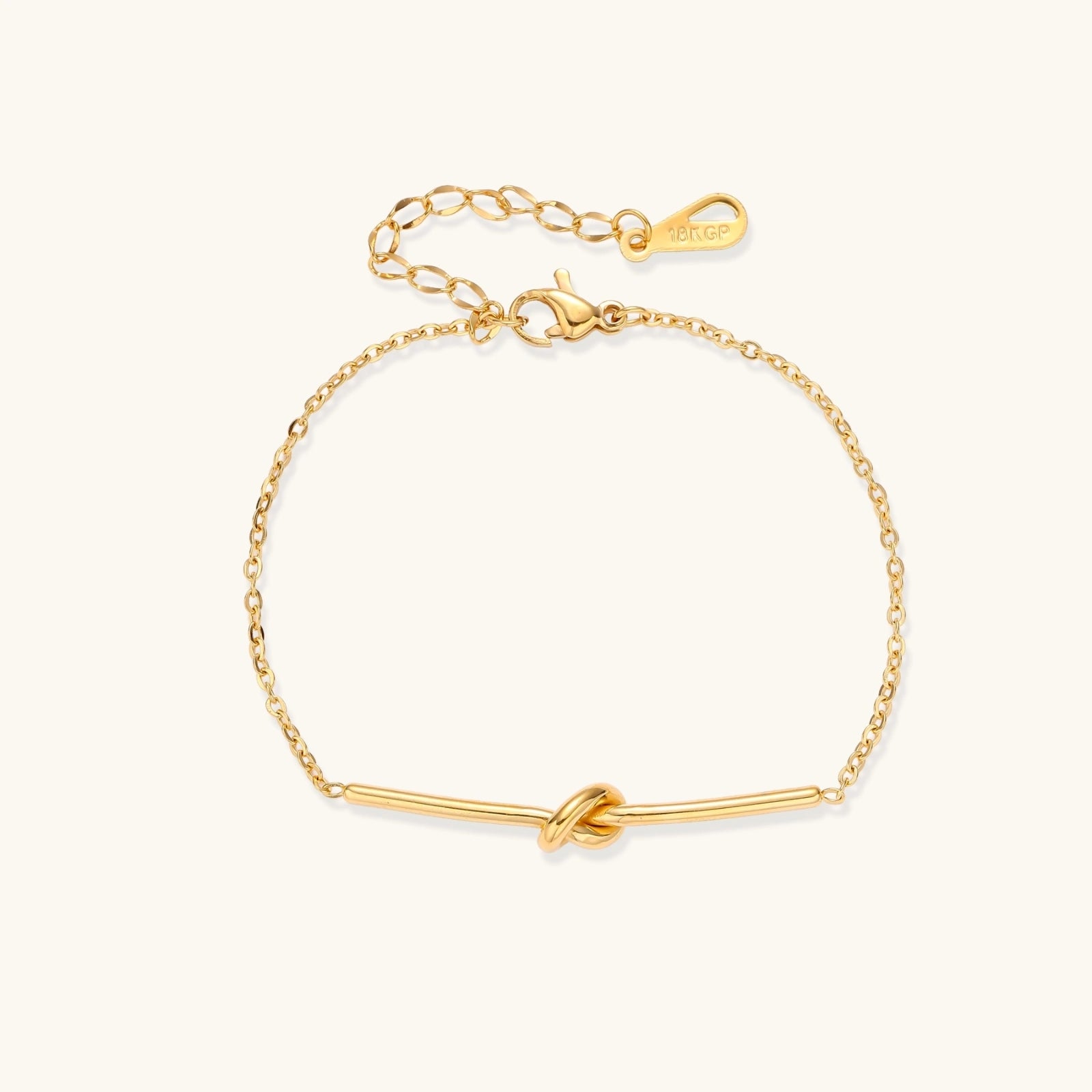 Twisted Knot Bar Bracelet - nuara