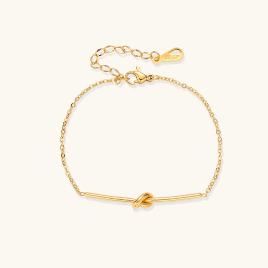 Twisted Knot Bar Bracelet - nuara