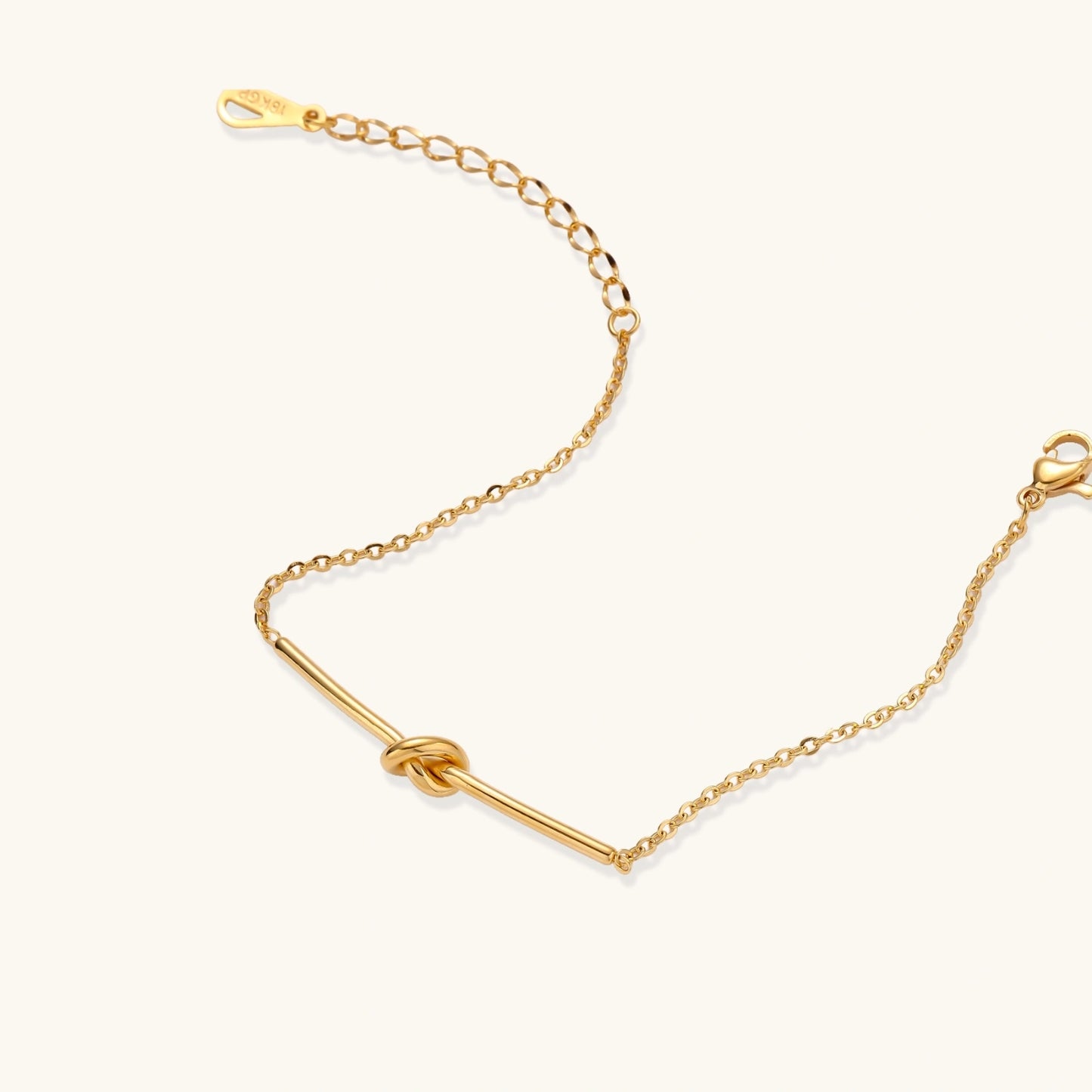 Twisted Knot Bar Bracelet - nuara