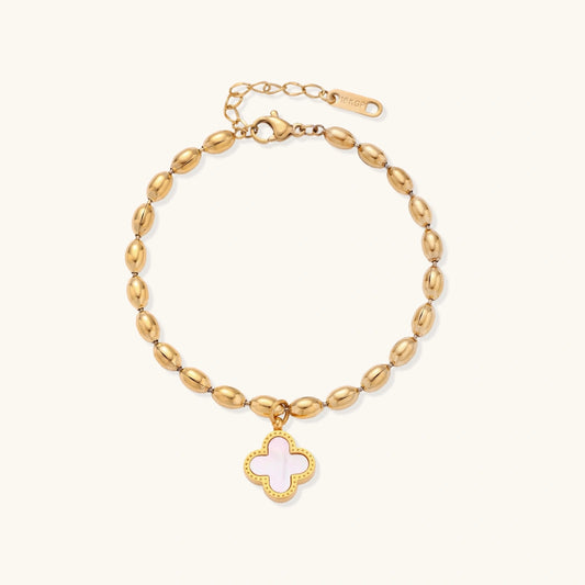 Lucky Clover Beaded Bracelet - nuara