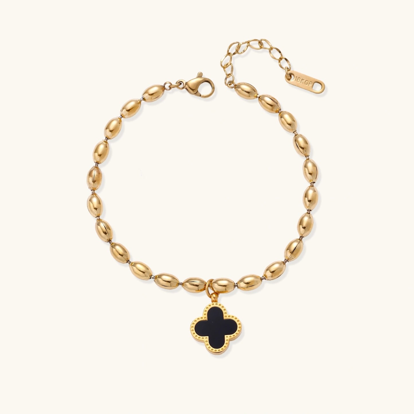 Lucky Clover Beaded Bracelet - nuara