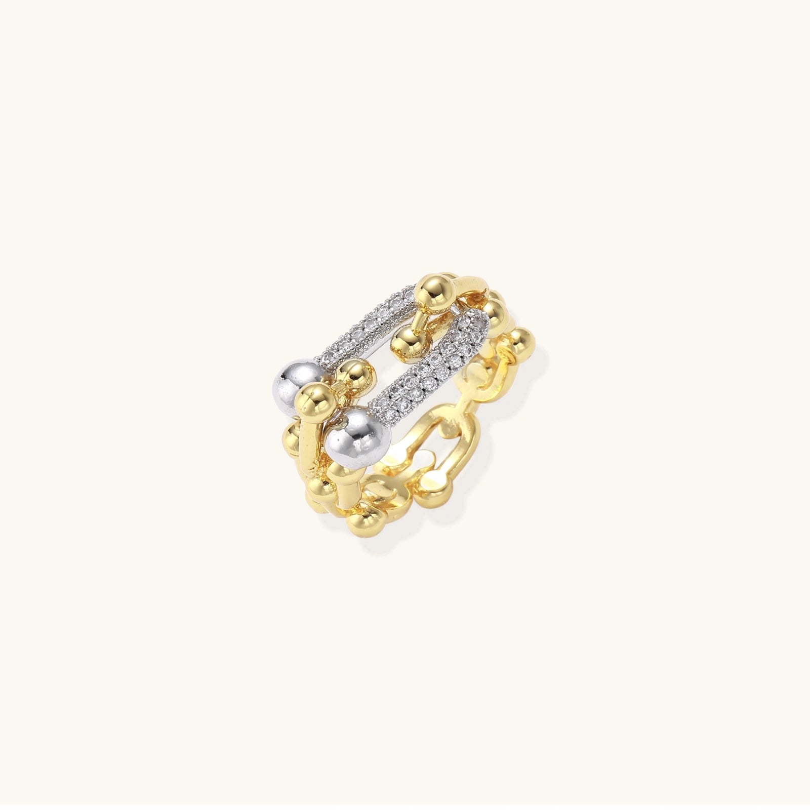 Chain Link Power Ring - nuara