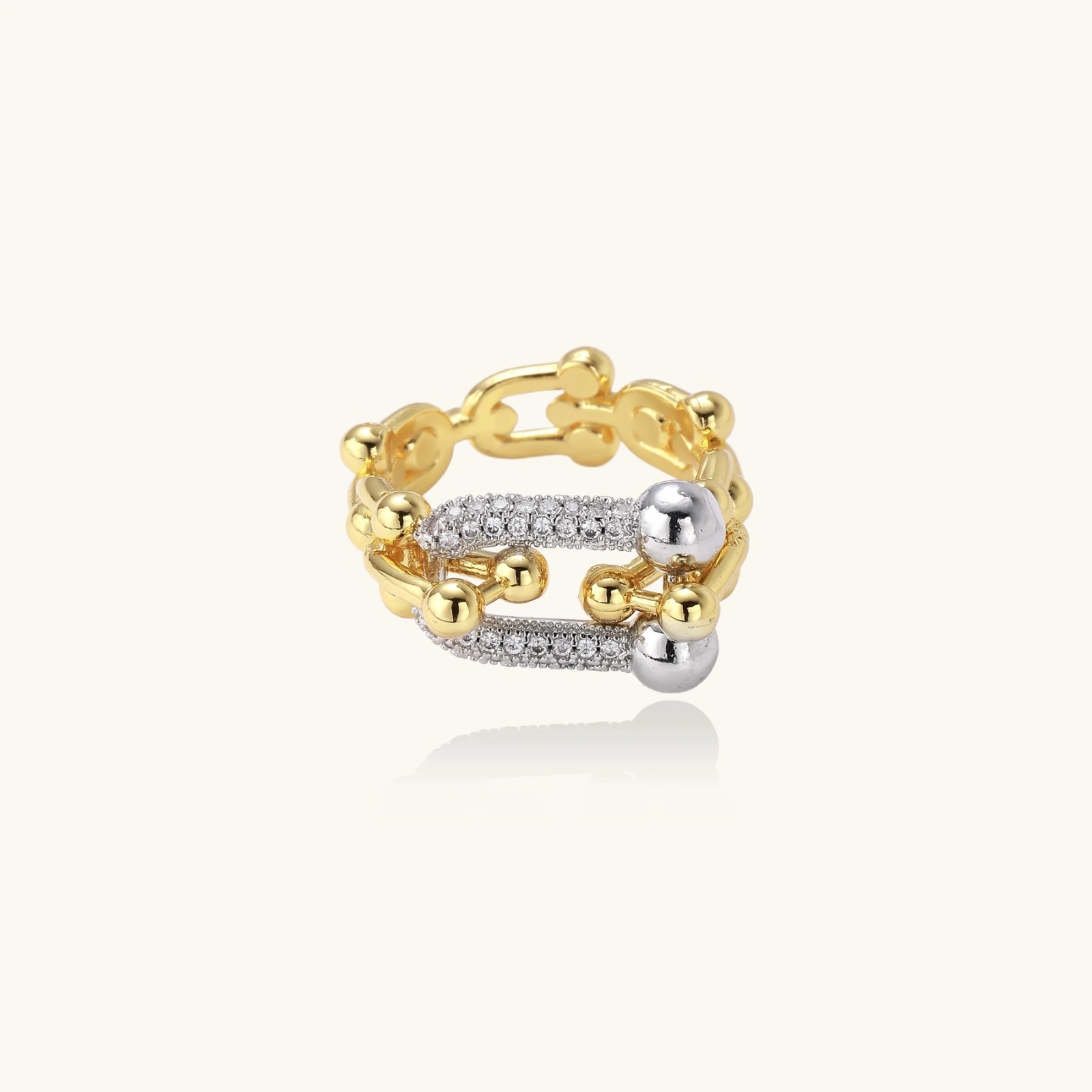 Chain Link Power Ring - nuara