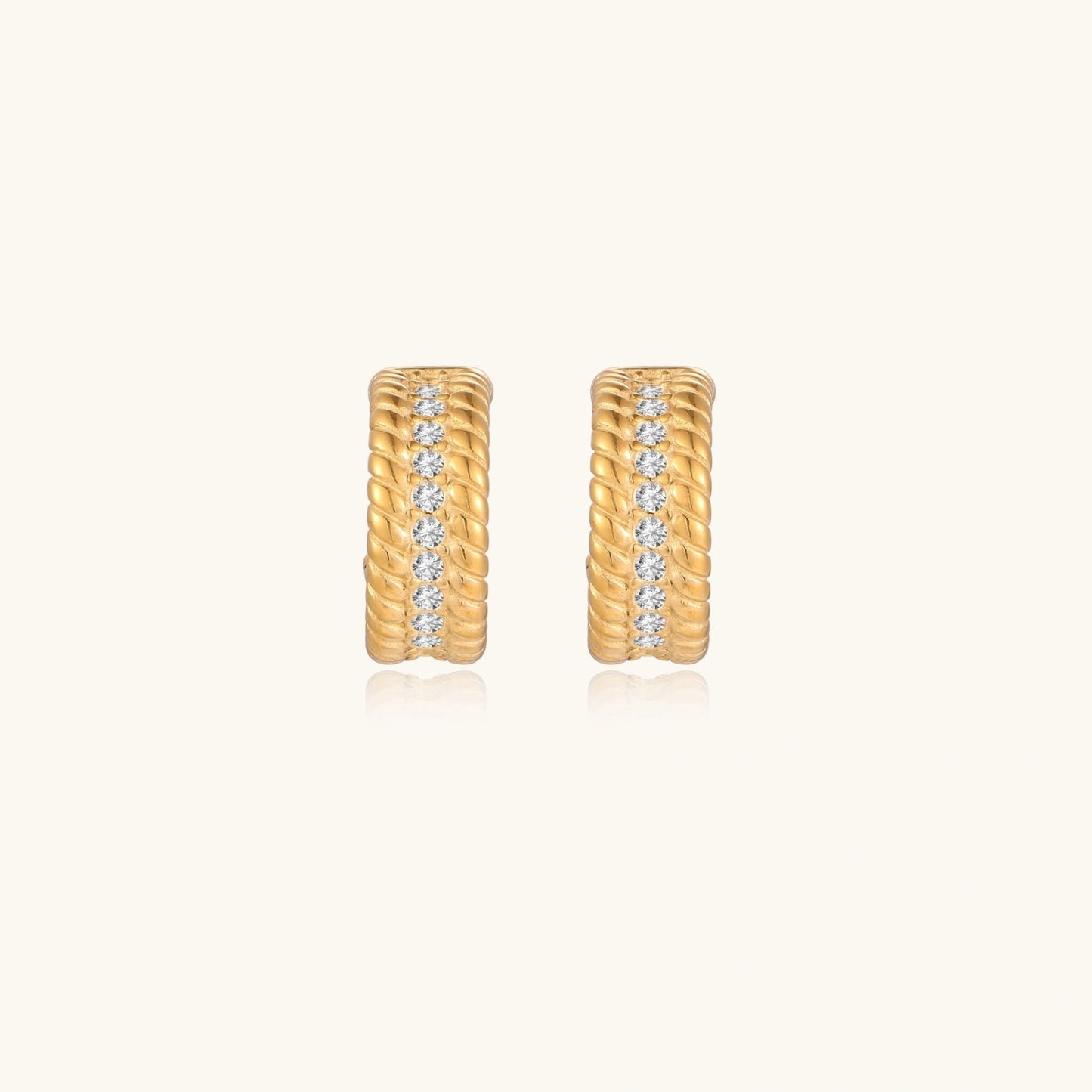 Twisted Confidence Hoops - nuara
