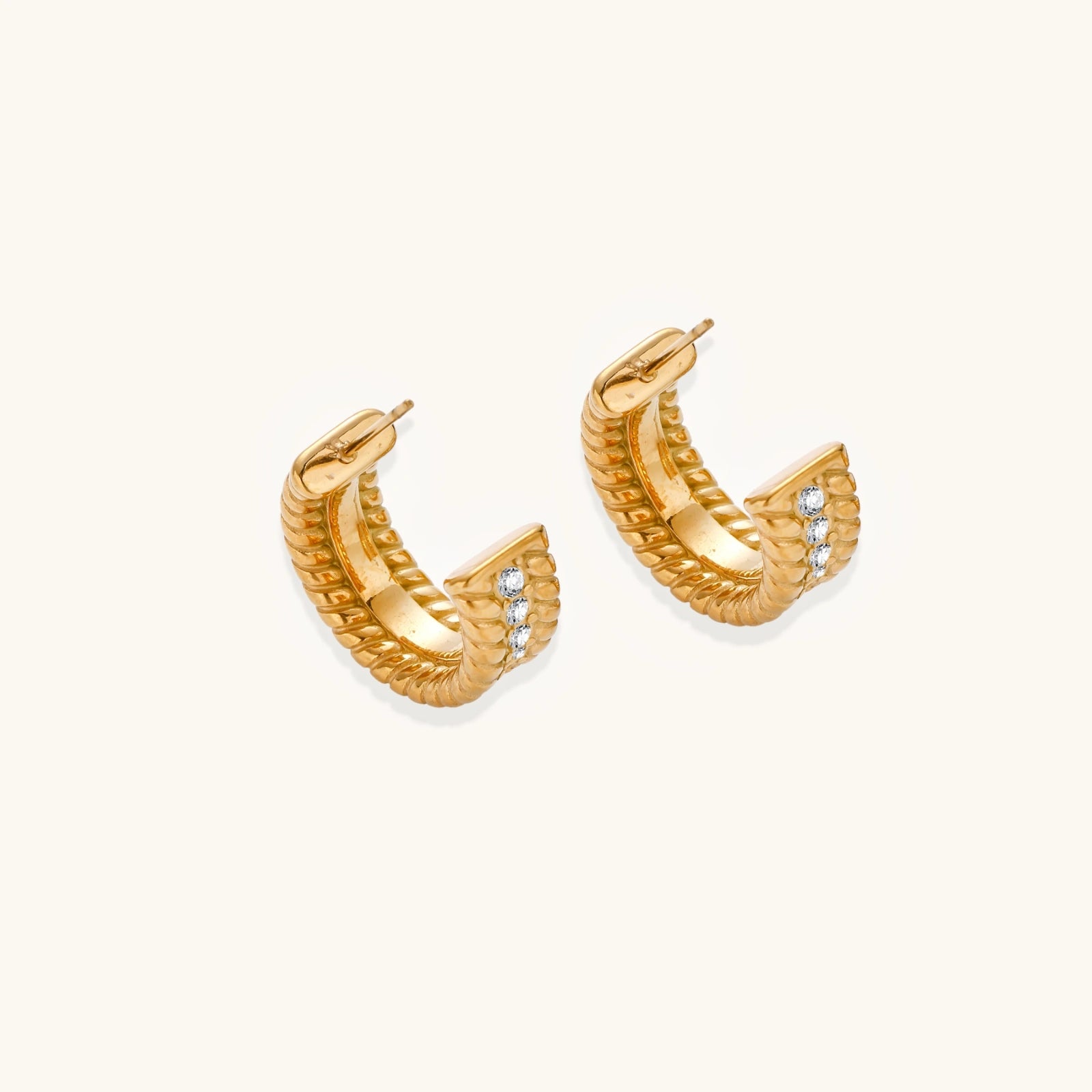 Twisted Confidence Hoops - nuara