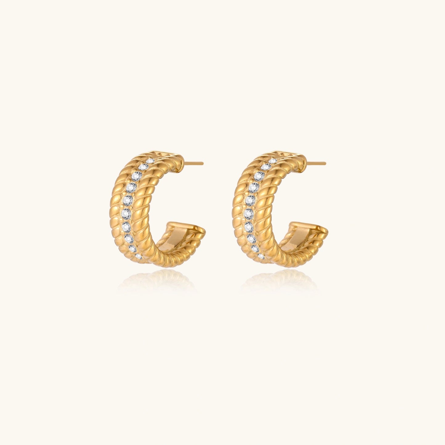 Twisted Confidence Hoops - nuara