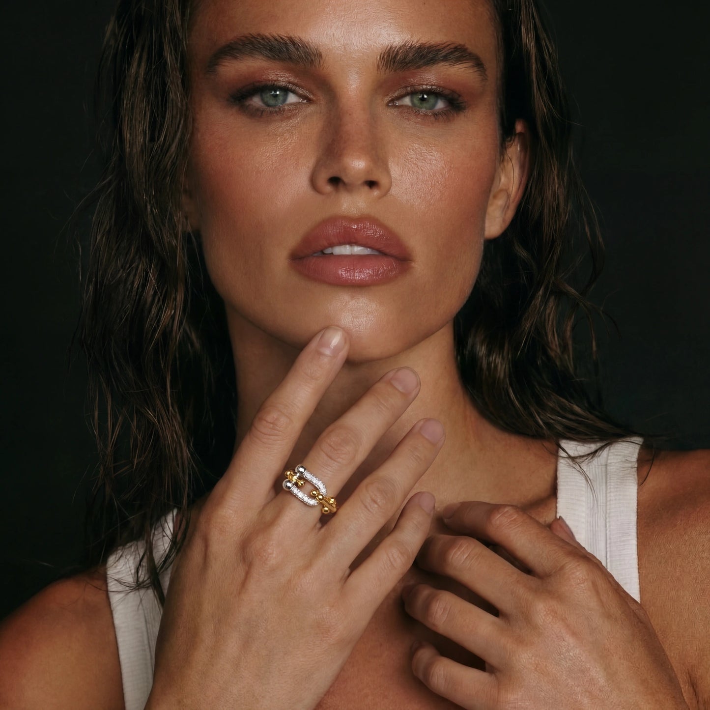 Chain Link Power Ring - nuara