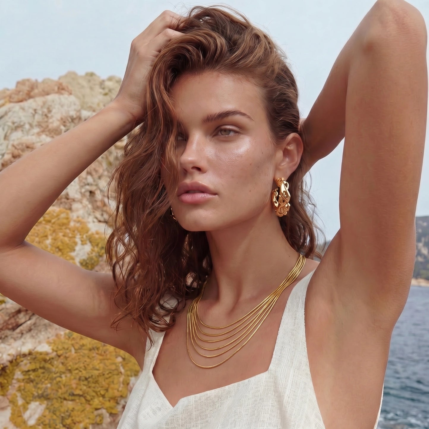 Golden Hour Layers Necklace - nuara