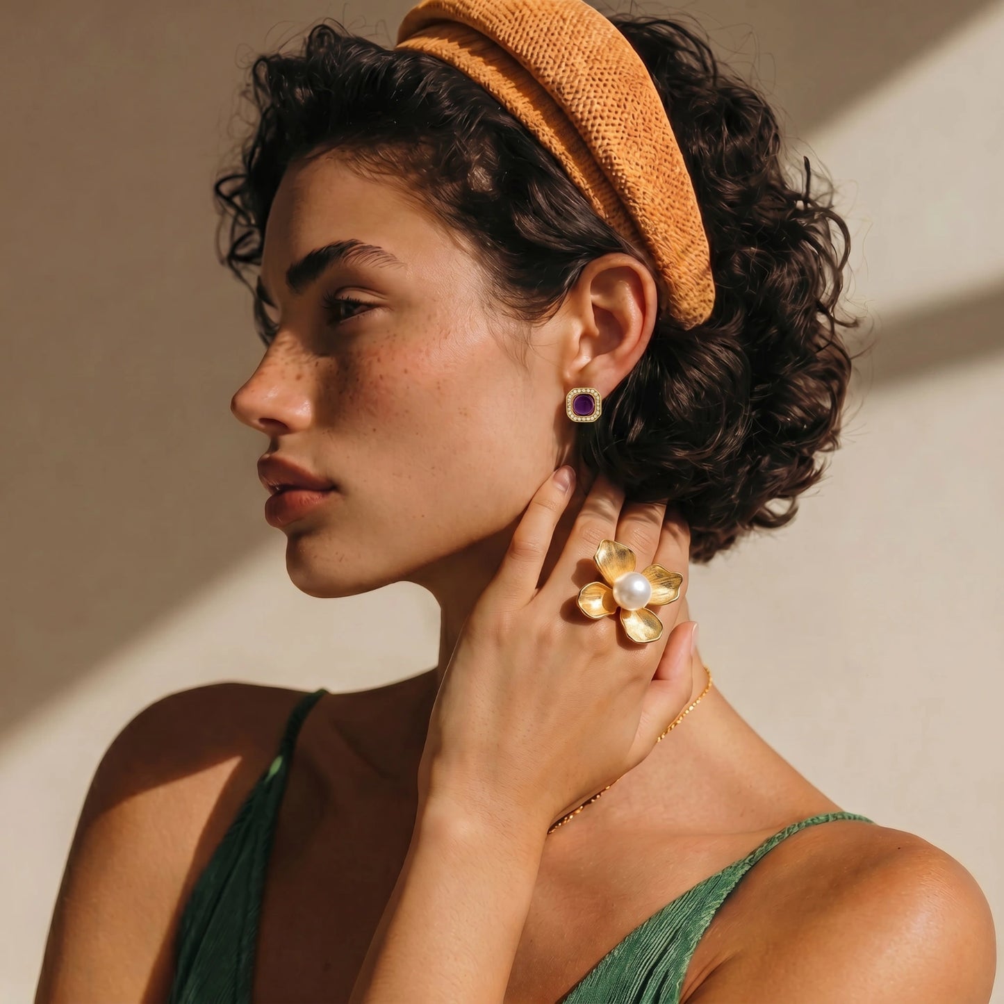 Blooming Pearl Statement Ring - nuara